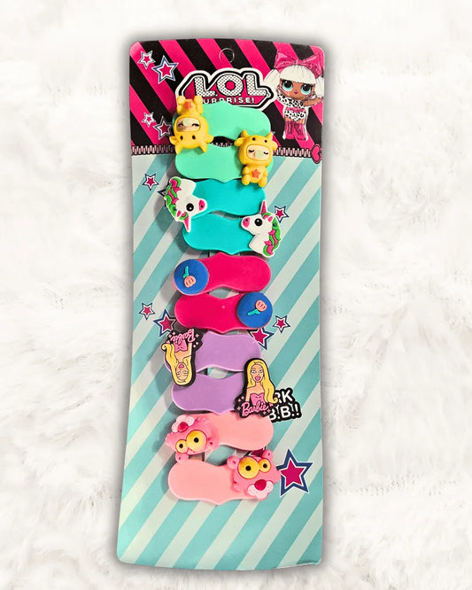 Baby Girl Hair Clips Imported 5Pcs (TTASS-11)