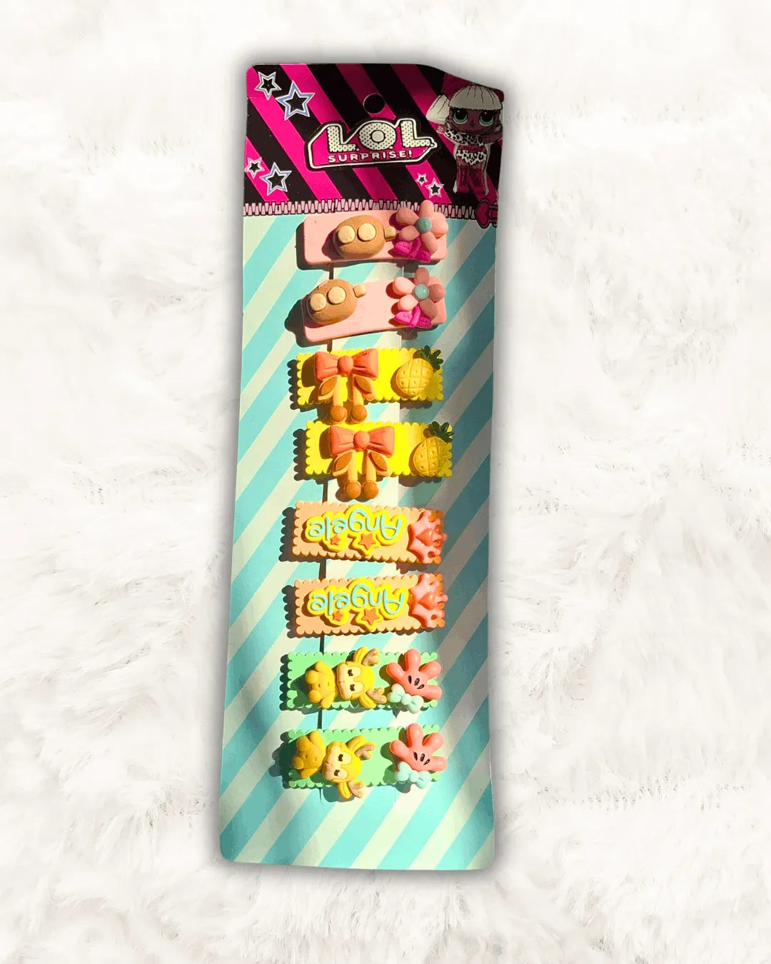 Baby Girl Hair Clips Imported 4Pcs (TTASS-12)