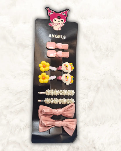 Baby Girl Hair Clips Imported 5Pcs (TTASS-14)