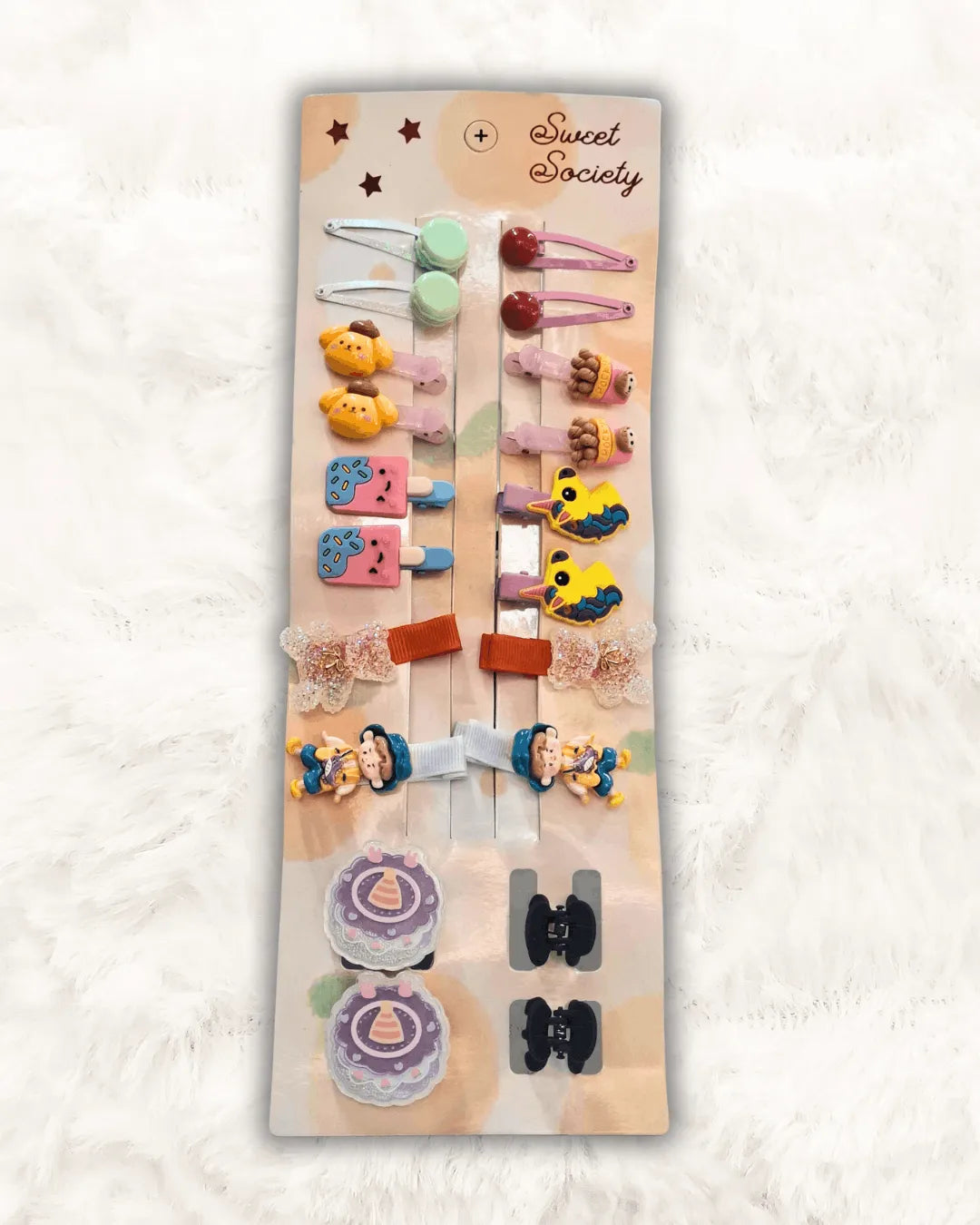 Baby Girl Hair Clips Imported 10Pcs (TTASS-15)