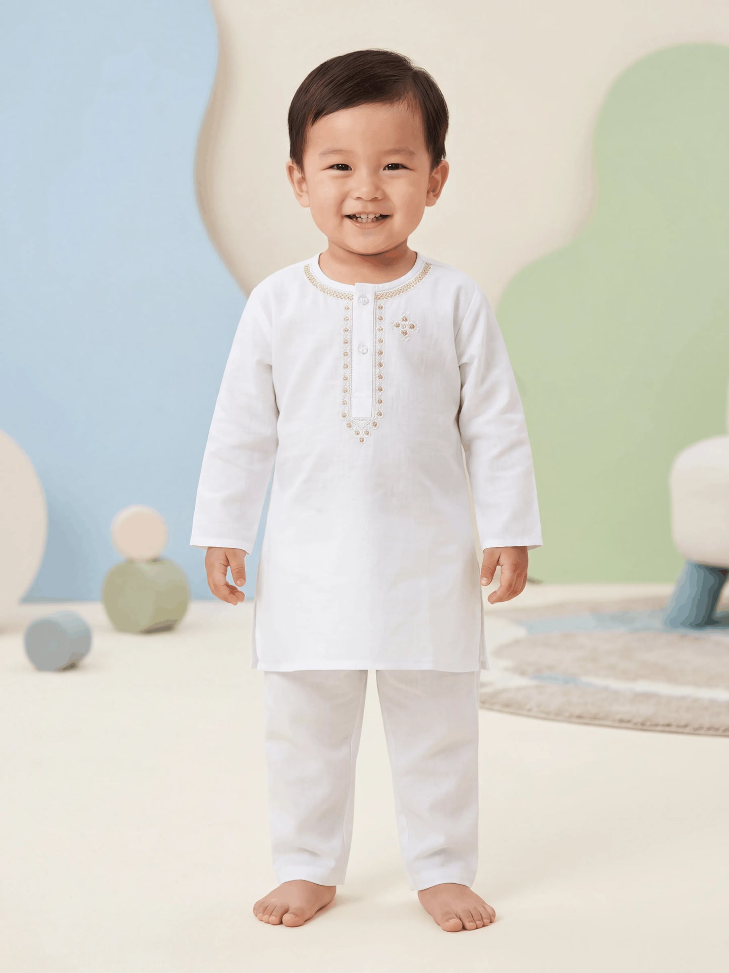 Embroidered Cotton Kurta Shalwar (TTES-01)