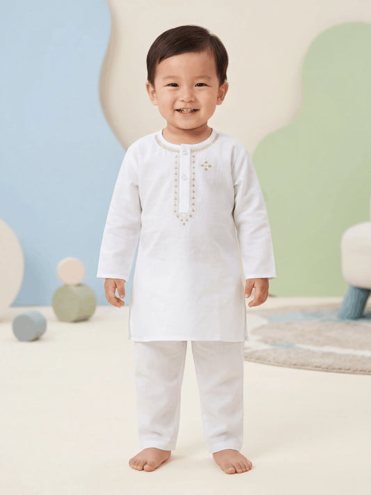 Embroidered Cotton Kurta Shalwar (TTES-01)