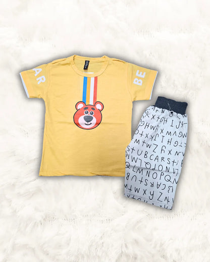 Bear Shirt with Short & Galis Imported (TTBOY-23)