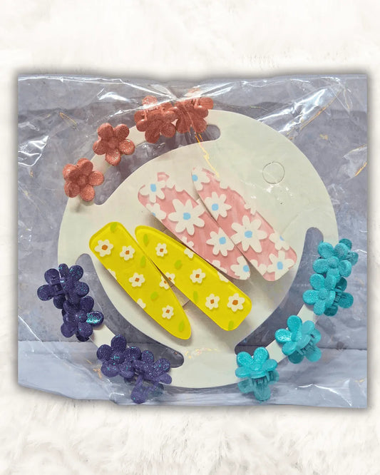 Baby Girl Hair Clips Imported 5Pcs (TTASS-07)
