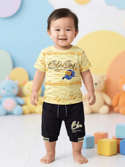Blue Soft Shirt with Short Imported (TTBOY-22)