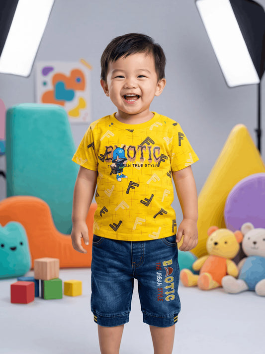 EXOTIC Shirt with Short Imported (TTBOY-02)