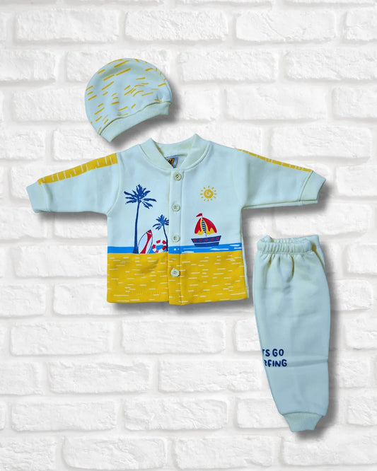 New-Born Cozy Fleece Tree 3-Piece