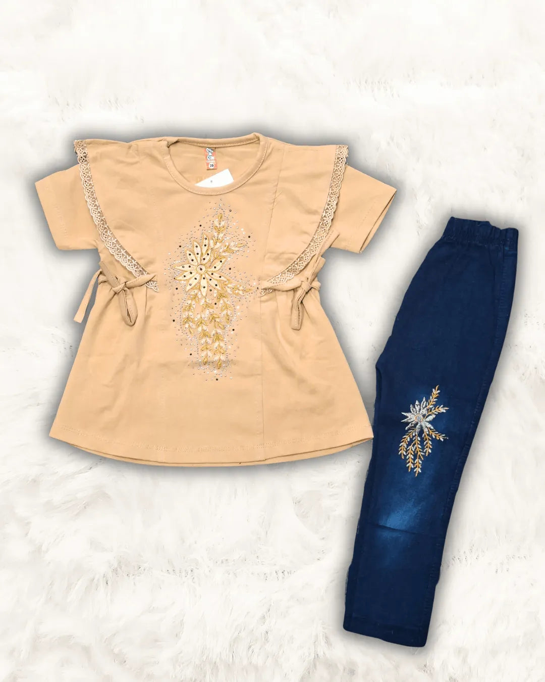 Pretty Flower with Denim Imported (TTGIR-03)
