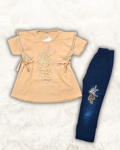 Pretty Flower with Denim Imported (TTGIR-03)