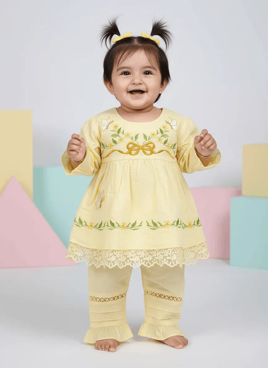 Embroidery Cotton Frock (TTBG-01)