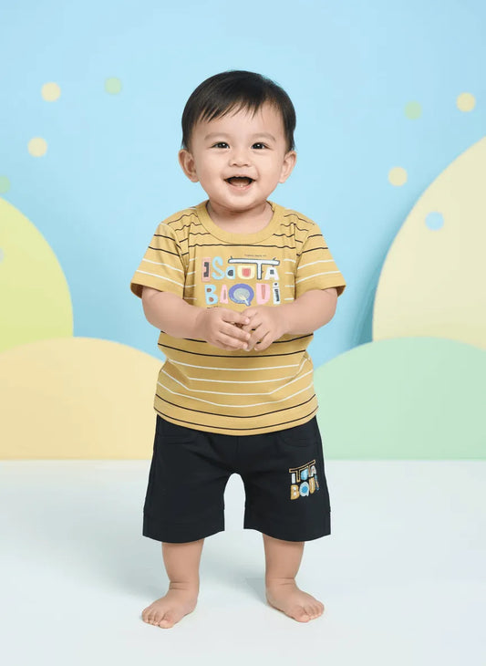 Shirt with Denim Short Imported (TTBB-13)