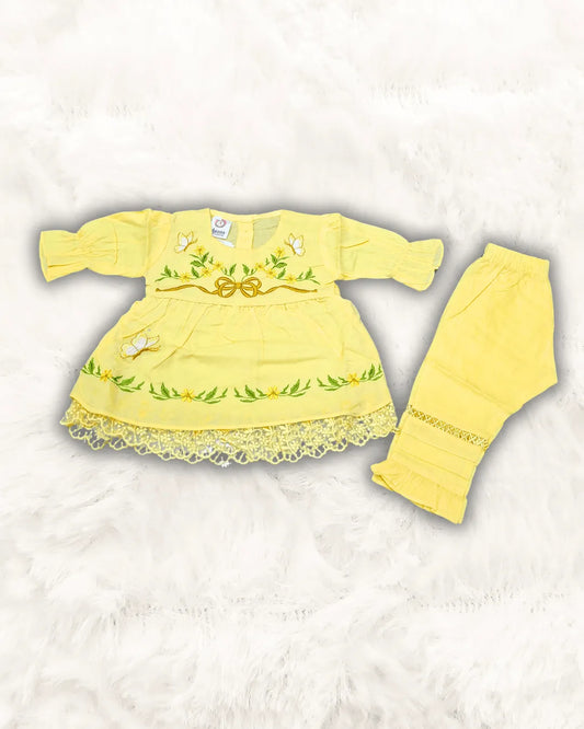 Embroidery Cotton Frock (TTBG-01)