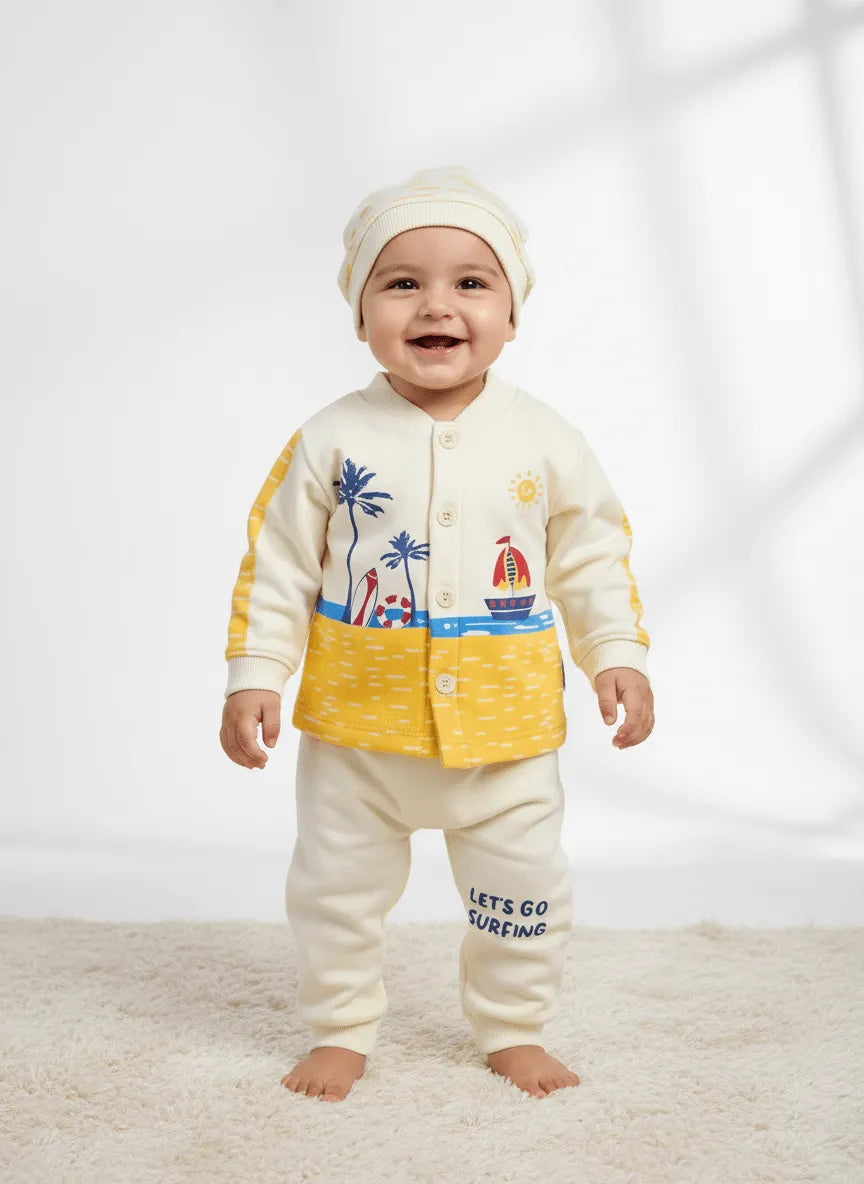 New-Born Cozy Fleece Tree 3-Piece