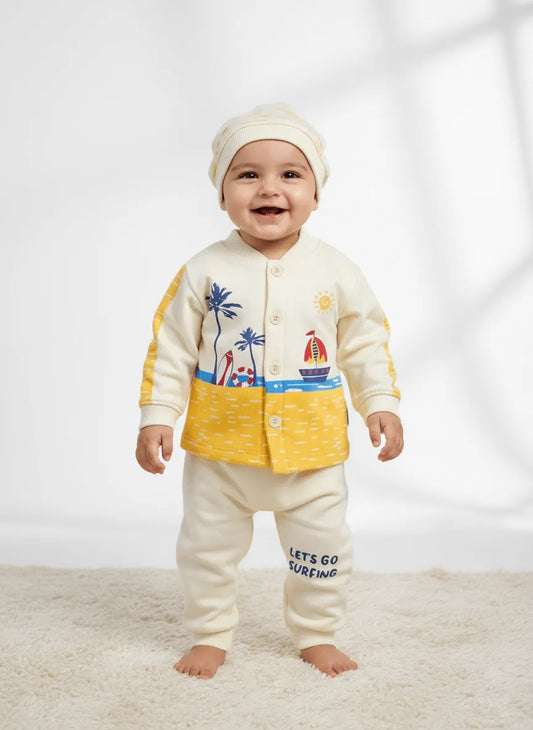 New-Born Cozy Fleece Tree 3-Piece