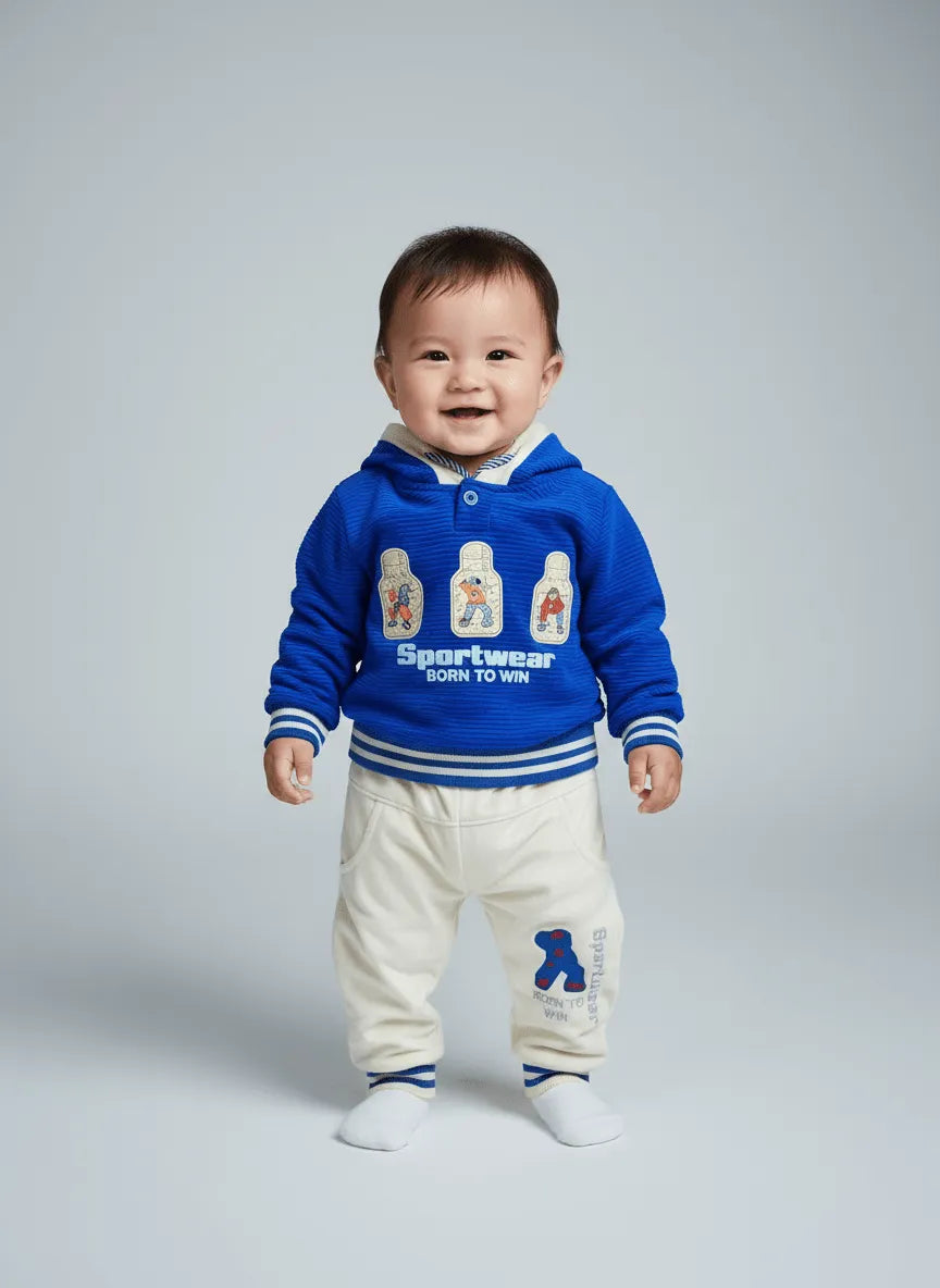 Fleece Cozy Hoodie 2-Piece Imported