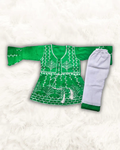 Azadi Embroidery Cotton Frock (TTAZS-02)