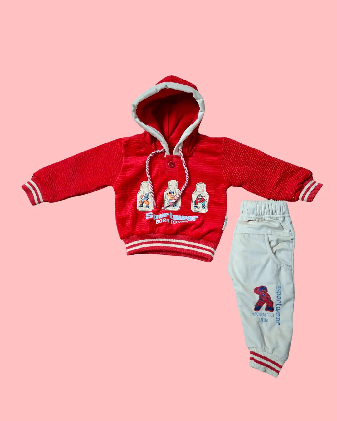 Fleece Cozy Hoodie 2-Piece Imported