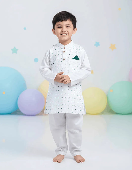 Embroidered Azadi Kurta Shalwar (TTAZS-10)